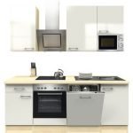 Keuken wit hoogglans 220 cm Incl. Inbouwapparatuur RAI-6655