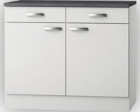 Buffetkast Lagos wit hoogglans (BxHxD) 100,0 x 84,8 x 60,0 cm U106-9