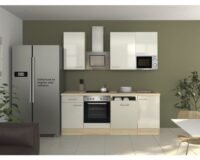 Keuken wit hoogglans 220 cm Incl. Inbouwapparatuur RAI-6655 - Afbeelding 2