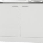 Keukenblok Klassiek 60 + RVS aanrecht 100cm x 60cm - 005