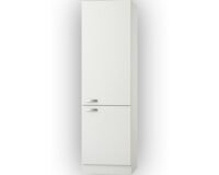 Hoge kast Lagos wit hoogglans (BxHxD) 60,0 x 206,8 x 57,1 cm H606-9