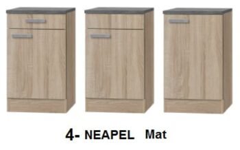 Apotheker kast Neapel (BxHxD) 30 x 206 x 58,4 cm RAI-796 - Afbeelding 3