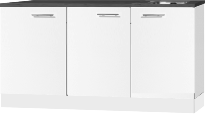 3-in-1 Keukenblok 180 x 60 cm incl. kookplaat + koelkast + spoelbak RAI-301 - Afbeelding 12