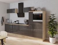 Keuken Abaco Nacre glanzend 300 cm Incl. Inbouwapparatuur HRG-31189