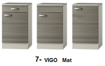Serie Vigo 60 cm diep