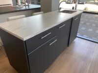 Zwarte keuken 180cm met koelkast en spoelbak RAI-8858 - Afbeelding 6