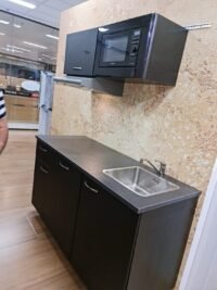 Showmodel zwarte keuken 160cm met inbouw vaatwasser per direct leverbaar NEW-6660 - Afbeelding 6