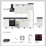 Keuken Lagos 300 cm  incl. Inbouwapparatuur OPTI-127